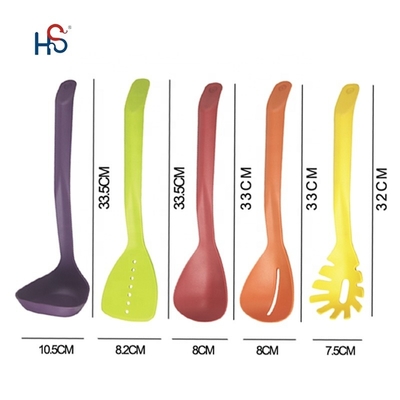 Nicht klebriges Kochen Stylische 5-teilige kompakte Nistgeräte in lebendigen Farben