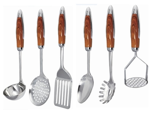 Nachhaltige und anpassbare 7-teilige Küchengeräte aus Edelstahl für moderne Küchen