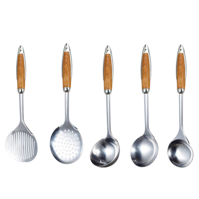 Nachhaltige und anpassbare 7-teilige Küchengeräte aus Edelstahl für moderne Küchen