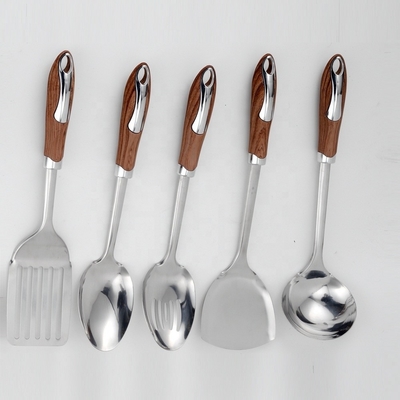 Stainless Steel Kochservice Set Schlitz Turner Löffel für Küchengeräte