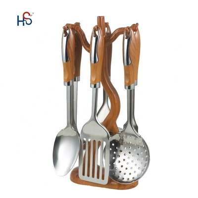 Stainless Steel Kochservice Set Schlitz Turner Löffel für Küchengeräte