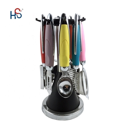 Home Küche ABS Griff Edelstahl 430 Holzgut Set Küchenwaren Gadget Set