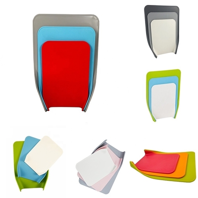 Umweltfreundliche 3PCS-Flexibile Küchen-Kunststoff-Schnittplatte für Gemüseschnitt 2021
