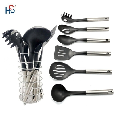 Nachhaltiges Küchengerät Nylon Set Küchenzubehör Nylon Ladle Skimmer Turner Löffel