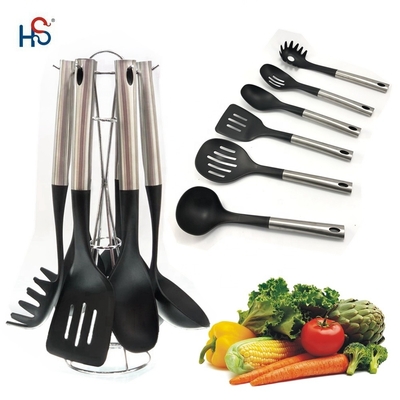 Nachhaltiges Küchengerät Nylon Set Küchenzubehör Nylon Ladle Skimmer Turner Löffel