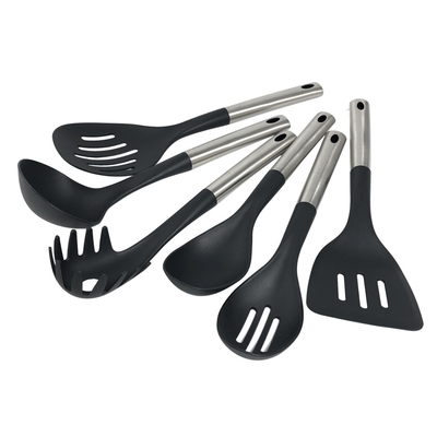 Nachhaltiges Küchengerät Nylon Set Küchenzubehör Nylon Ladle Skimmer Turner Löffel