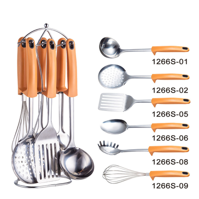Akzeptables OEM/ODM-Küchengeschirr aus Edelstahl mit Whisk und Utensilien