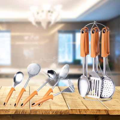 Akzeptables OEM/ODM-Küchengeschirr aus Edelstahl mit Whisk und Utensilien