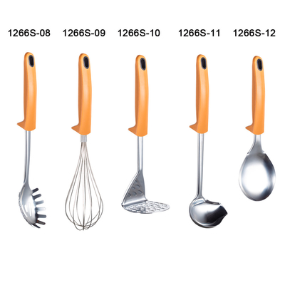 Akzeptables OEM/ODM-Küchengeschirr aus Edelstahl mit Whisk und Utensilien