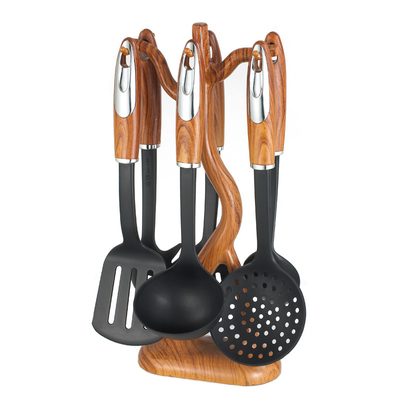 Wärmebeständiges Nylon-Kochgeschirr-Set Nonstick Kochgerät Backgerät-Kit Utensilien Löffel Turner Zubehör