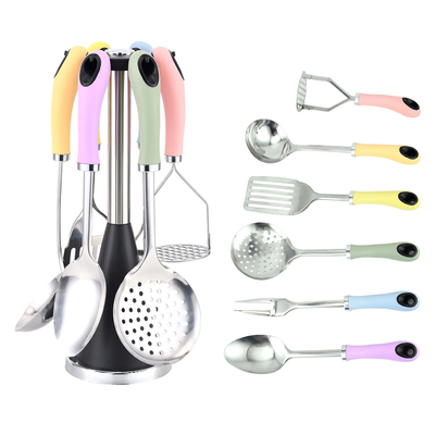 Nordic Home Cooking Tools Set mit Macaron Farbe und TPR Material Küchenzubehör