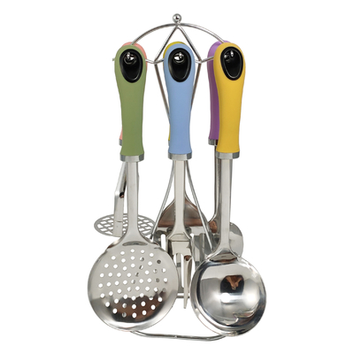 Nordic Home Cooking Tools Set mit Macaron Farbe und TPR Material Küchenzubehör