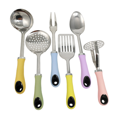 Nordic Home Cooking Tools Set mit Macaron Farbe und TPR Material Küchenzubehör