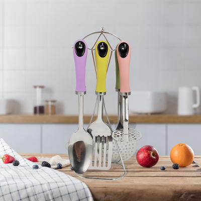 Nordic Home Cooking Tools Set mit Macaron Farbe und TPR Material Küchenzubehör