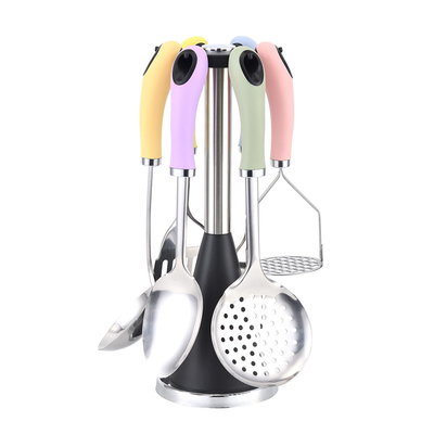 Nordic Home Cooking Tools Set mit Macaron Farbe und TPR Material Küchenzubehör