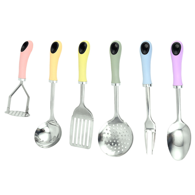 Nordic Home Cooking Tools Set mit Macaron Farbe und TPR Material Küchenzubehör