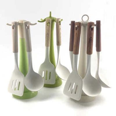 2 Stück Set Turner/Suppenkessel Küchenutensilien Hitzebeständige Nylonwerkzeuge zum Kochen