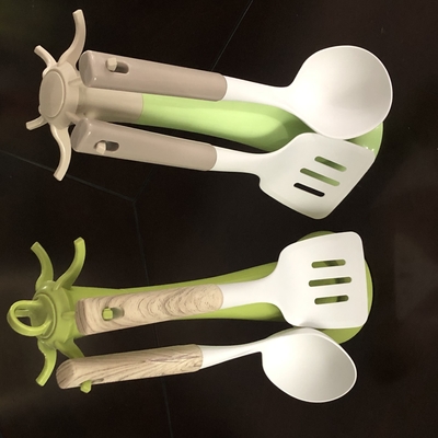 2 Stück Set Turner/Suppenkessel Küchenutensilien Hitzebeständige Nylonwerkzeuge zum Kochen