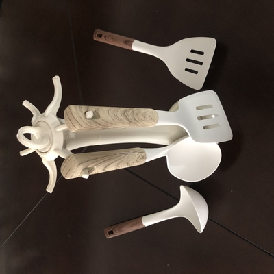2 Stück Set Turner/Suppenkessel Küchenutensilien Hitzebeständige Nylonwerkzeuge zum Kochen