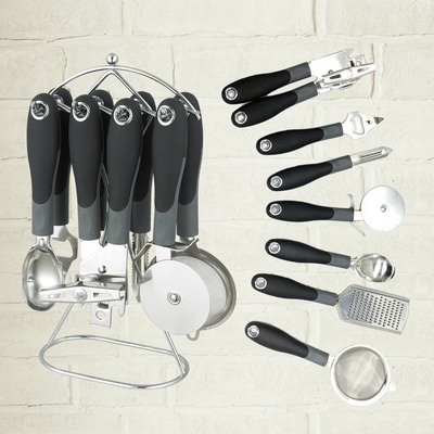 8-teiliges Set aus Edelstahl Küchengeräte Multifunktionsgeschirr zum Kochen