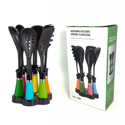 Nichtklebende Kochwerkzeuge Set 7 Stück Nylon Utensilien für mühelose Kocherfahrung