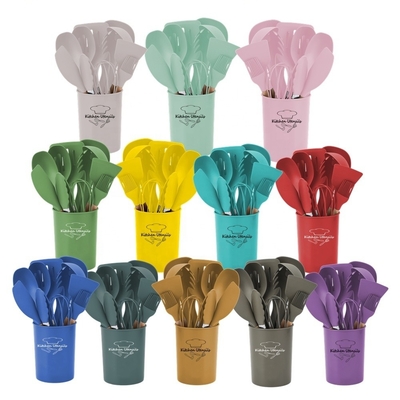 Küchengeräte Silikon Utensilien Set 12 Stück Hitzebeständig bis 240C JEDE Farbe