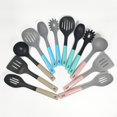 7 Stück Edelstahl-Küchenutensilien-Set Nylon-Küchenutensilien und benutzerdefiniertes Logo