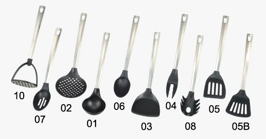 Küchenutensilien Set Nylon-Werkzeuge Set Kochen Haushaltsgegenstände Küchenzubehör