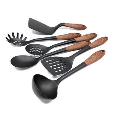 Nichtklebendes Kochgeschirr-Set aus 6 Stück mit hitzebeständiger Spatula/Ladle/Sloted Turner