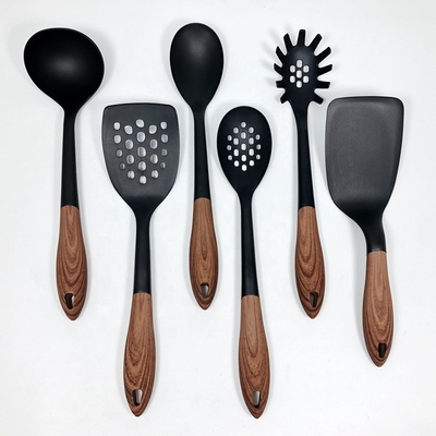 Nichtklebendes Kochgeschirr-Set aus 6 Stück mit hitzebeständiger Spatula/Ladle/Sloted Turner