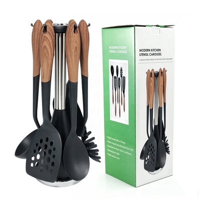 Nichtklebendes Kochgeschirr-Set aus 6 Stück mit hitzebeständiger Spatula/Ladle/Sloted Turner