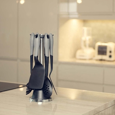 Nichtklebendes Kochgeschirr-Set aus 6 Stück mit hitzebeständiger Spatula/Ladle/Sloted Turner