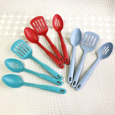 Nachhaltiges Kochgeschirr Set 7 Stück Nylonwerkzeuge für Nonstick Kochgeschirr Blau