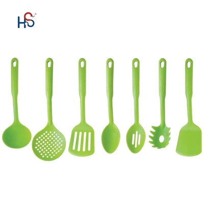 Nachhaltiges Kochgeschirr Set 7 Stück Nylonwerkzeuge für Nonstick Kochgeschirr Blau