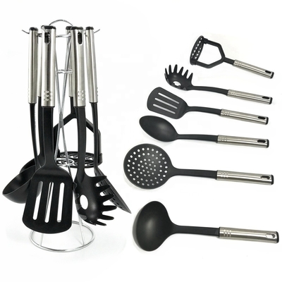 7 Stück Nylon Küchenutensilien Set Lebensmittelsicher Küchenzubehör für müheloses Kochen