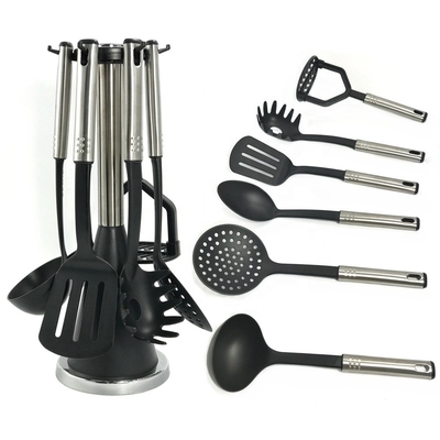 7 Stück Nylon Küchenutensilien Set Lebensmittelsicher Küchenzubehör für müheloses Kochen