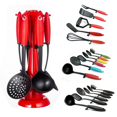 210 Stück Küchenutensilien Set mit hitzebeständigem Nylon Material Schöne Kochgeräte