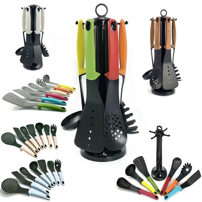 Kochgeschirr-Sets Kompakte Nist-Nylon-Küchenutensilien-Set Öko-freundliche Küchengadgets